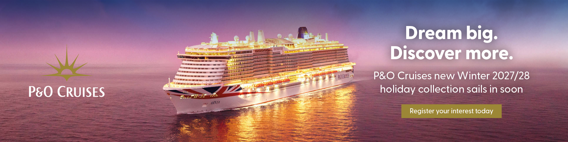 P&O Cruises Winter 2027/28